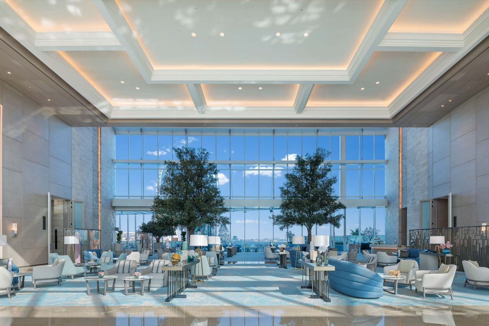 Лобби Address Beach Resort