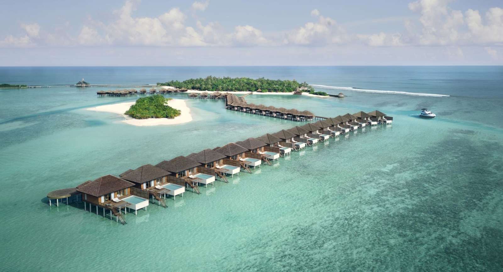 Аэровид на остров Anantara Veli и лагуну Южного Мале