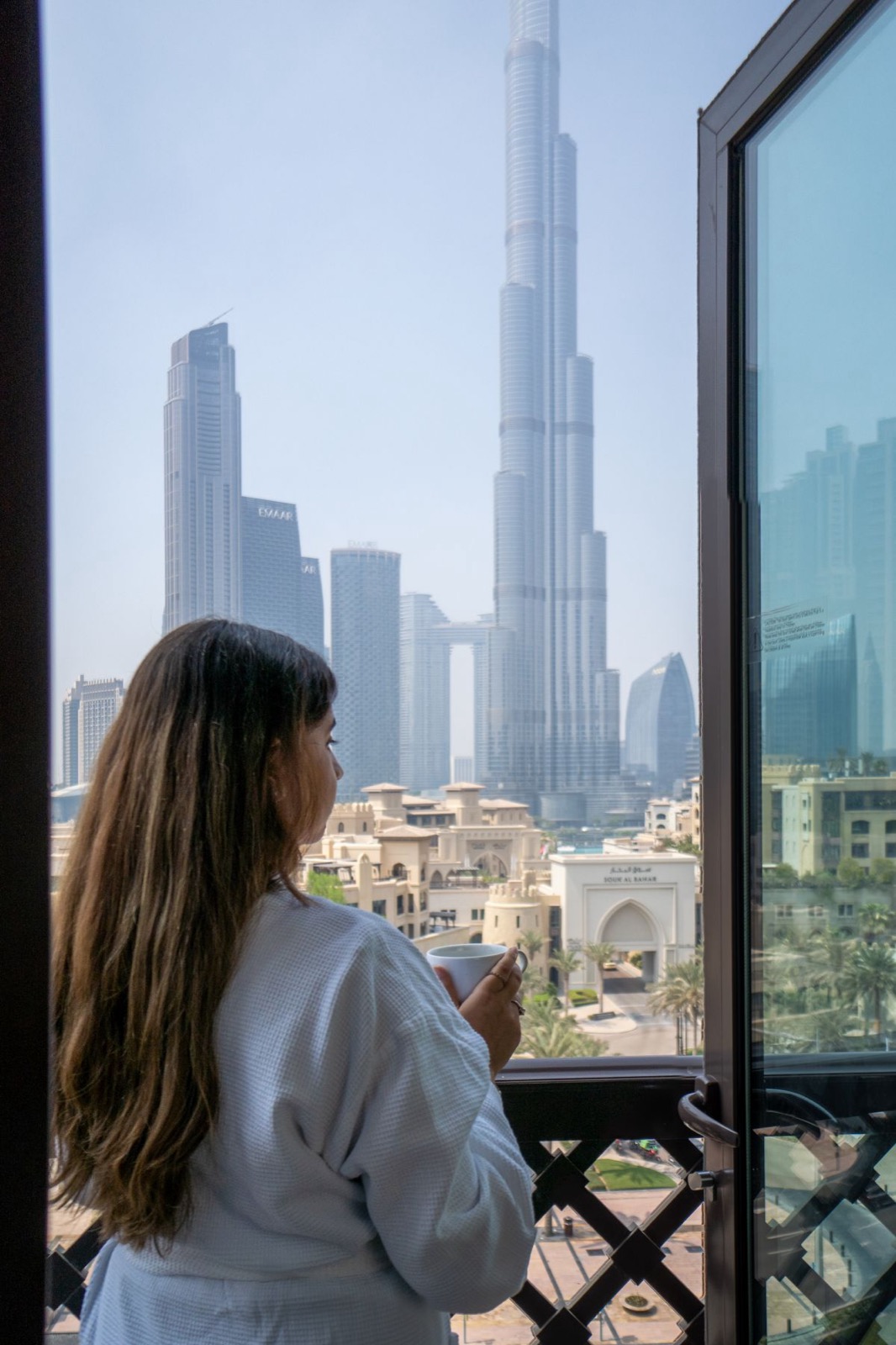 Вид на Burj Khalifa из отеля