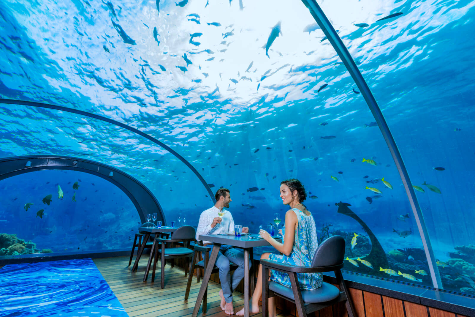 5.8 Undersea Restaurant — ужин под водой на глубине 5,8 метра