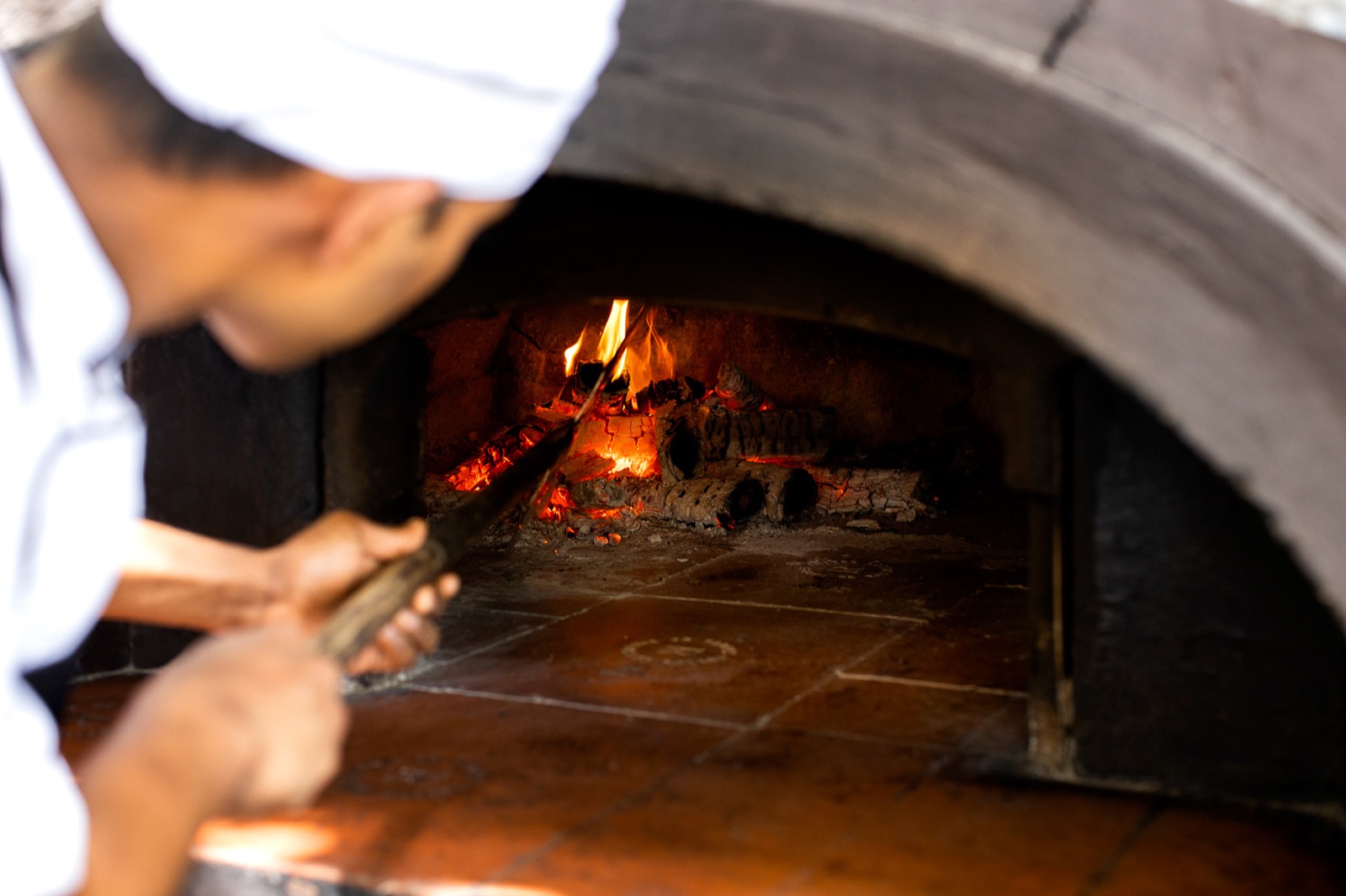Ресторан Forno с дровяной печью для пиццы