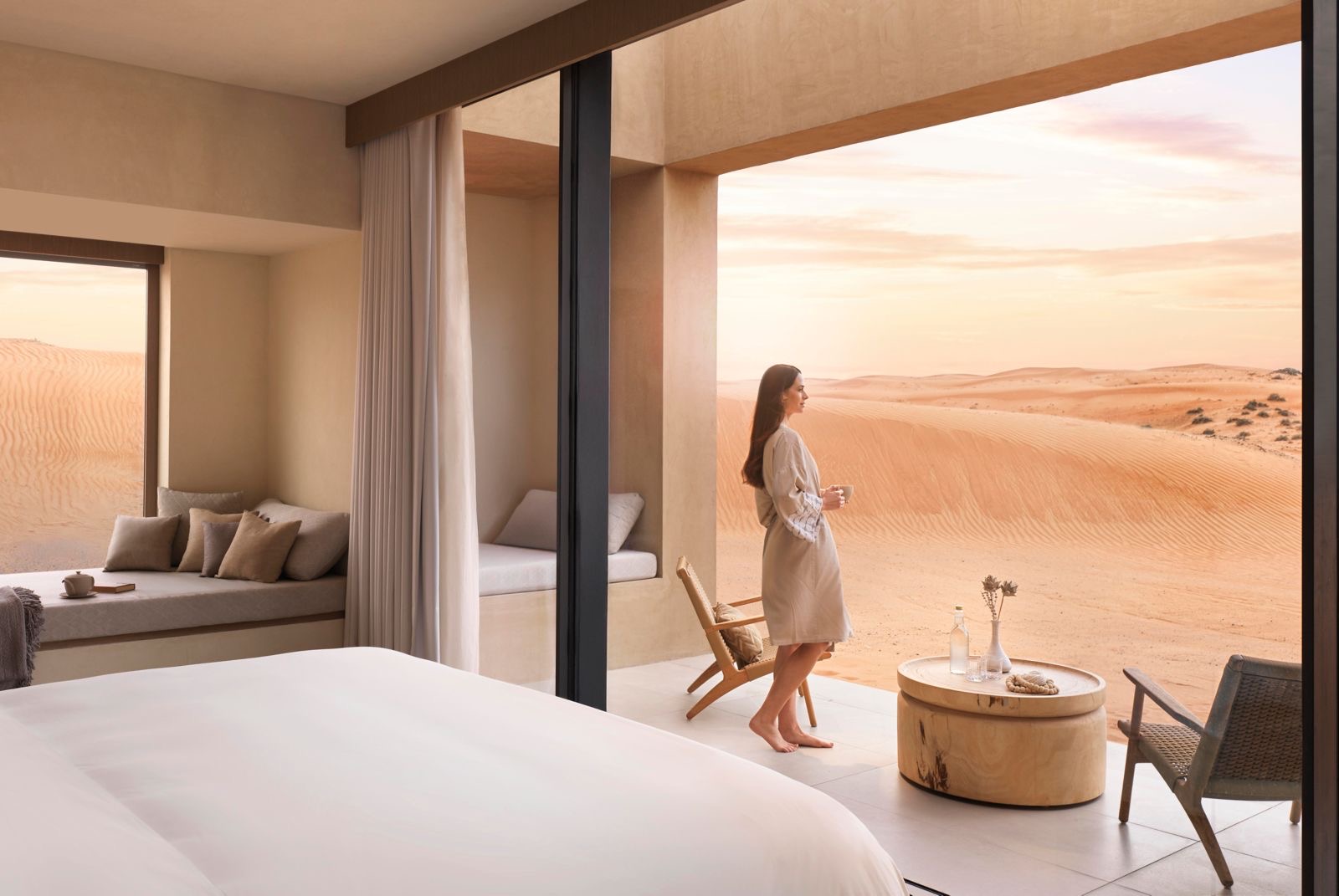 Спальня Signature Villa в этностиле пустынного лагеря