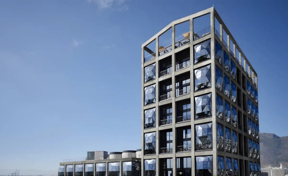 Архитектура отеля The Silo