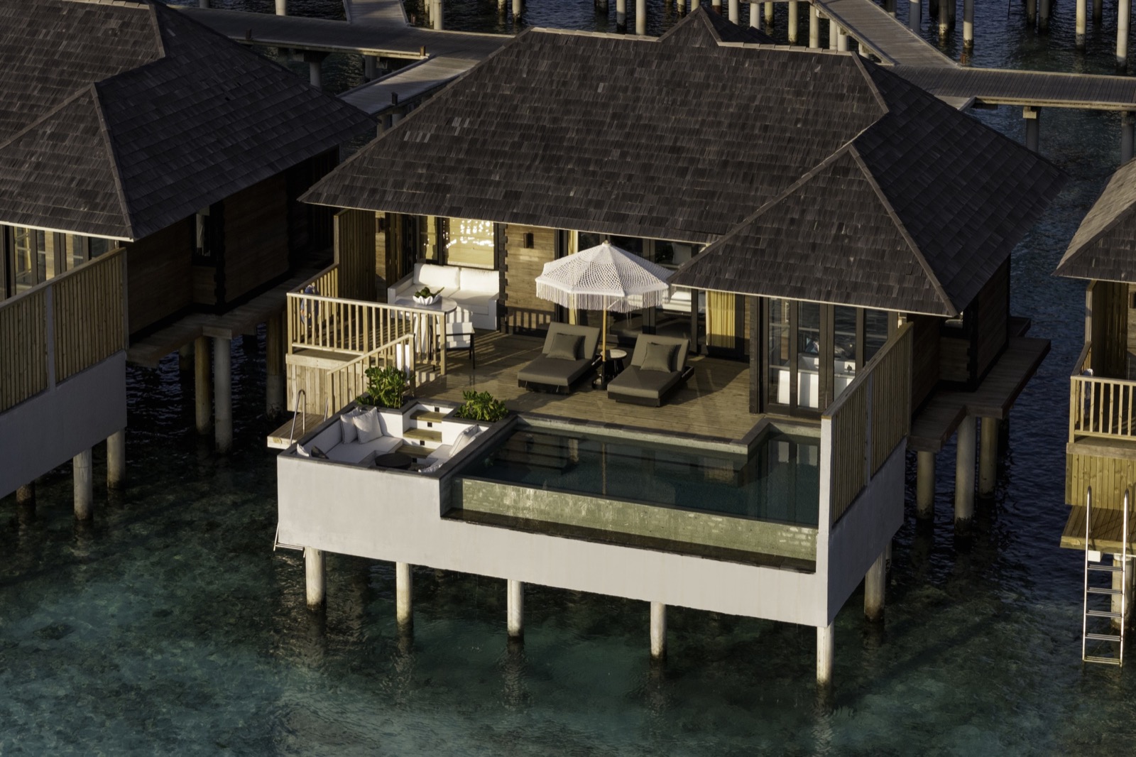 Horizon Water Villa с бассейном, вид сверху