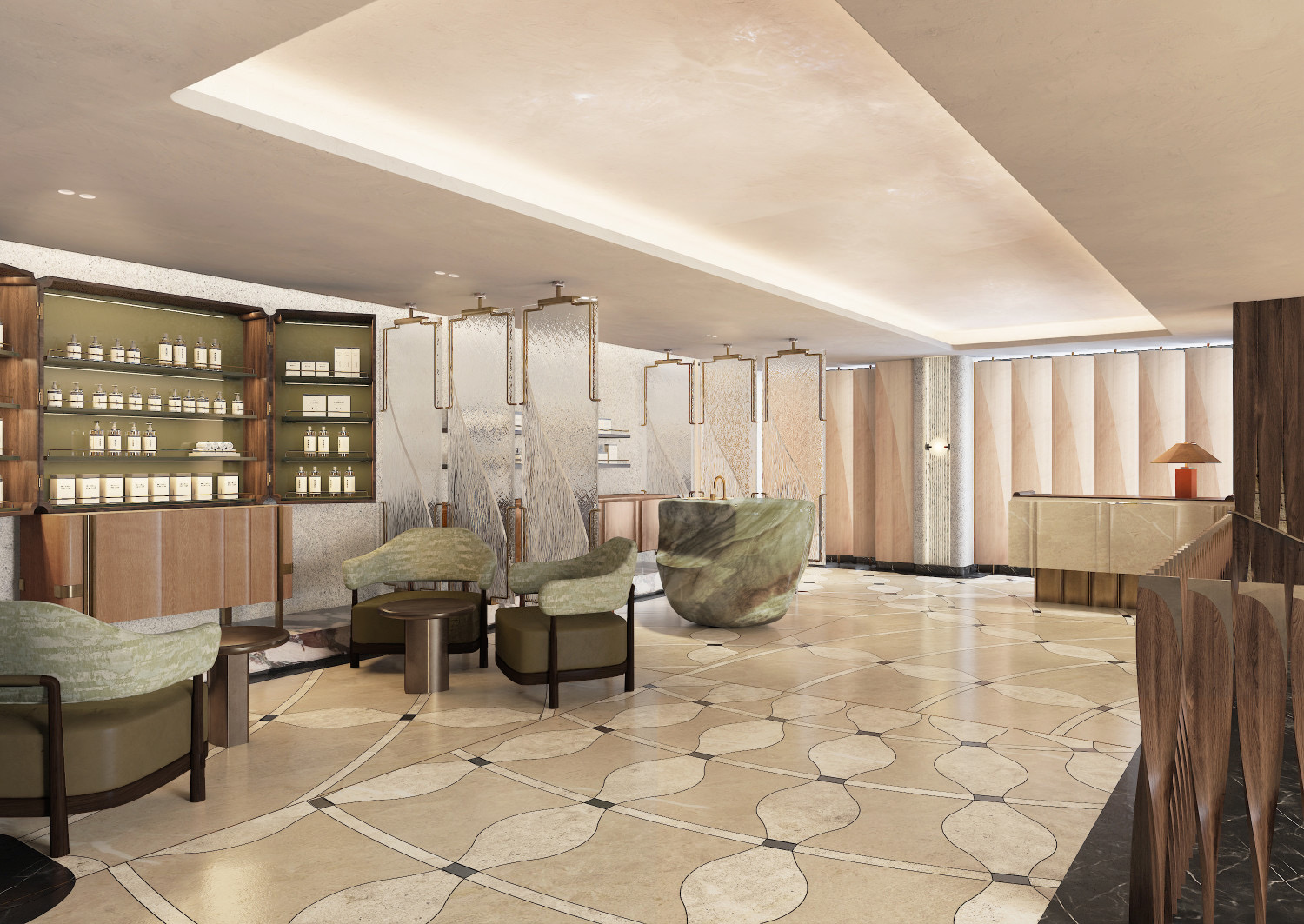 Зона прибытия Spa & Wellness